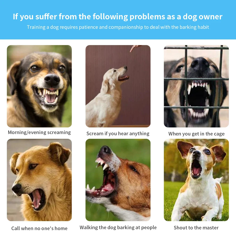 Advanced Automatic Dog Training Collar - Rechargeable, Waterproof, and Adjustable Sensitivity for Effective Bark Control