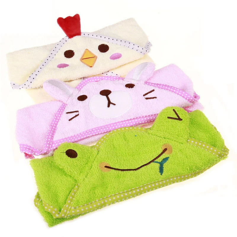 Cute Pet Dog Towel Soft Absorbent Bath Pet Towel Suitable for Dogs and Cats Hooded Garment Puppy Super Absorbent Bathrobe