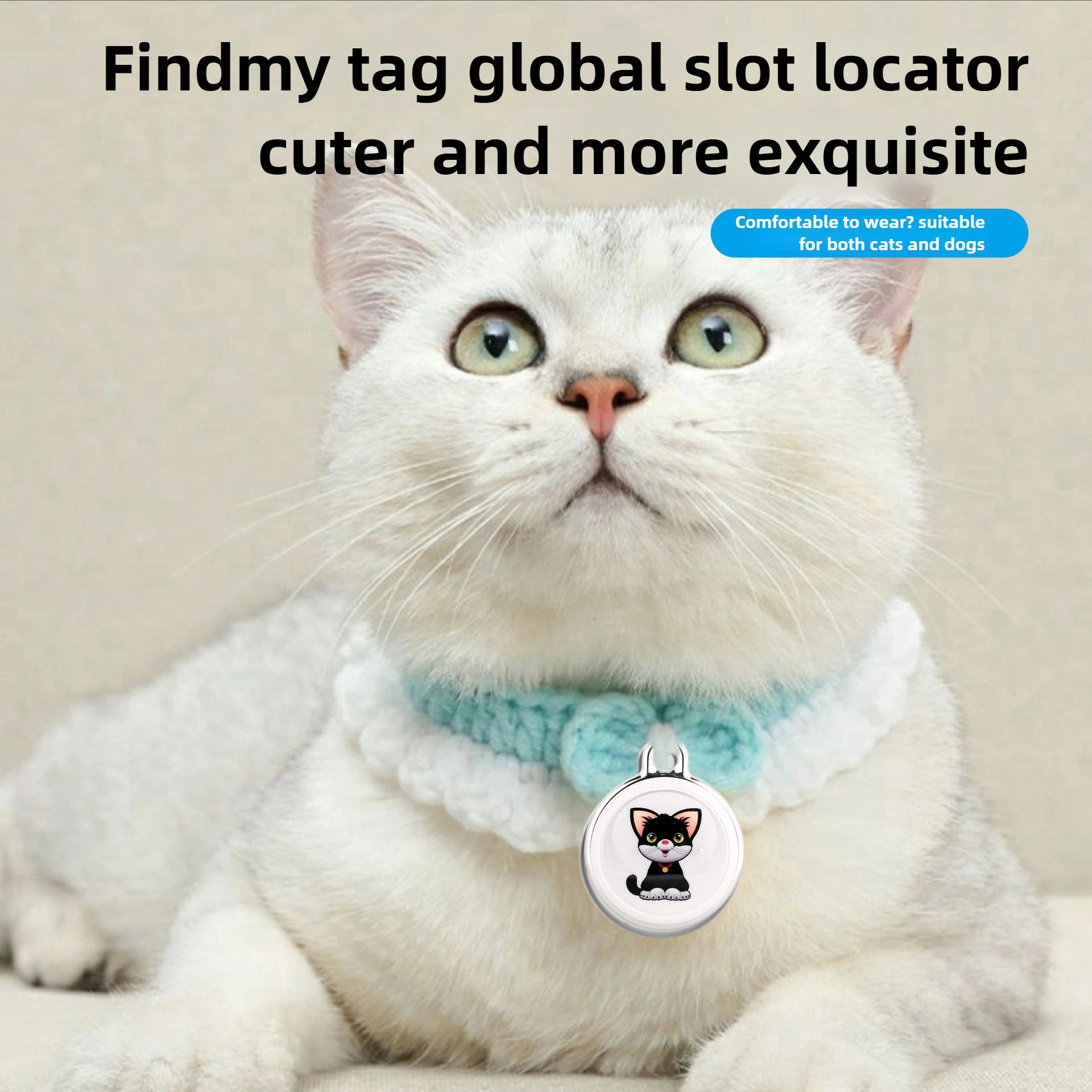 Pet Anti-Lost GPS Tracker Bluetooth-Compatible Smart Wearable Waterproof Locator Real-Time Tracking Dog Cat Collar Find Device